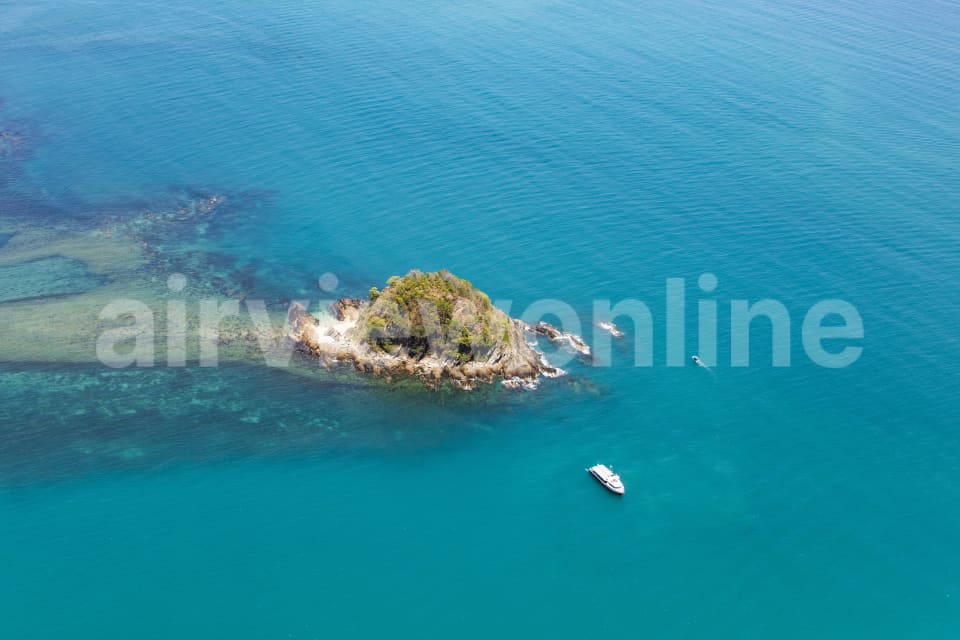 Aerial Image of Double Island & Haycock Island