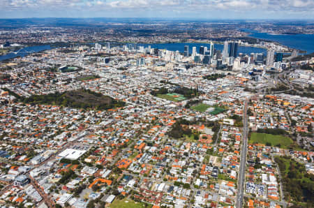 Aerial Image of NORTH PERTH