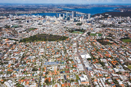 Aerial Image of NORTH PERTH