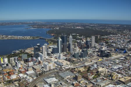 Aerial Image of PERTH CBD