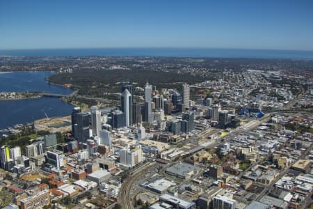 Aerial Image of PERTH CBD