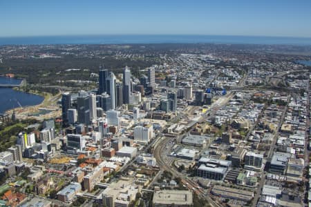 Aerial Image of PERTH CBD