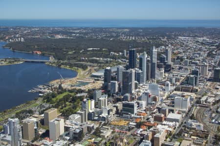 Aerial Image of PERTH CBD