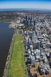 Aerial Image of EAST PERTH TO PERTH CBD