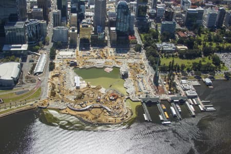 Aerial Image of WATERFRONT DEVELOPMENT PERTH 2015
