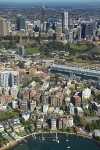 Aerial Image of ELIZABETH BAY TO WOOLLOOMOOLOO BAY