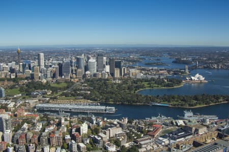 Aerial Image of ELIZABETH BAY TO WOOLLOOMOOLOO BAY