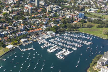Aerial Image of RUSHCUTTERS BAY, DARLING POINT