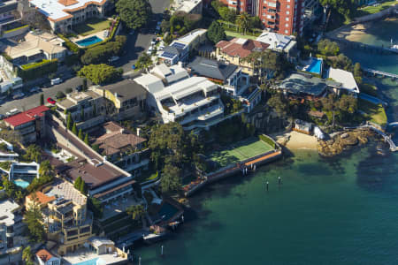 Aerial Image of WOLSELEY ROAD, POINT PIPER
