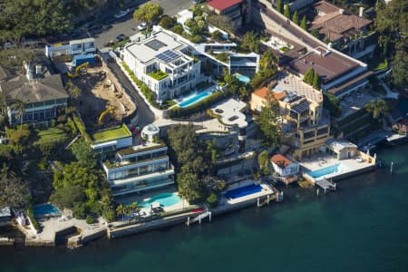 Aerial Image of WOLSELEY ROAD, POINT PIPER