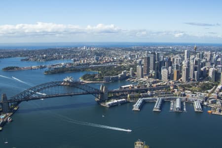 Aerial Image of PORT JACKSON, MILLERS POINT, DAWES POINT