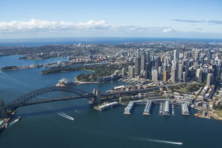 Aerial Image of PORT JACKSON, MILLERS POINT, DAWES POINT