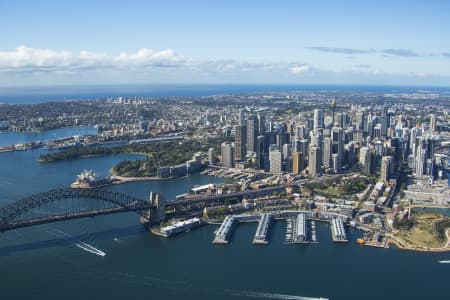 Aerial Image of PORT JACKSON, MILLERS POINT, DAWES POINT