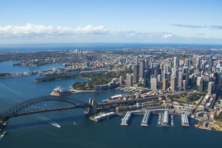 Aerial Image of PORT JACKSON, MILLERS POINT, DAWES POINT