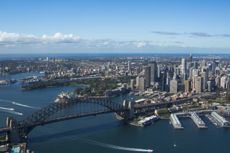 Aerial Image of PORT JACKSON, MILLERS POINT, DAWES POINT