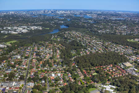 Aerial Image of NORTH  RYDE