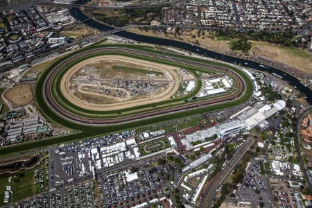 Aerial Image of THE MELBOURNE CUP 2015