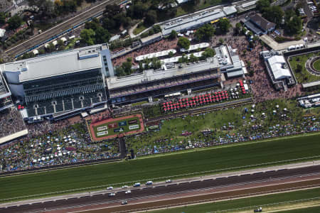 Aerial Image of THE MELBOURNE CUP 2015