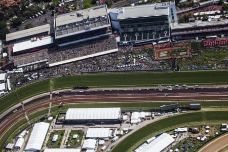Aerial Image of THE MELBOURNE CUP 2015