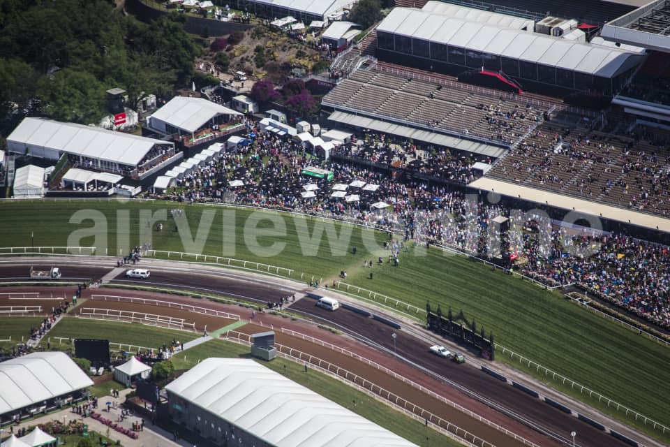 Aerial Image of The Melbourne Cup 2015