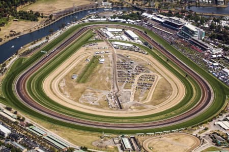 Aerial Image of THE MELBOURNE CUP 2015