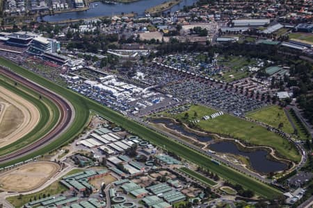 Aerial Image of THE MELBOURNE CUP 2015