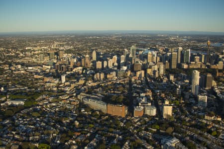 Aerial Image of KINGS CROSS DAWN