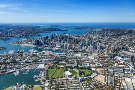 Aerial Image of DARLING HARBOUR