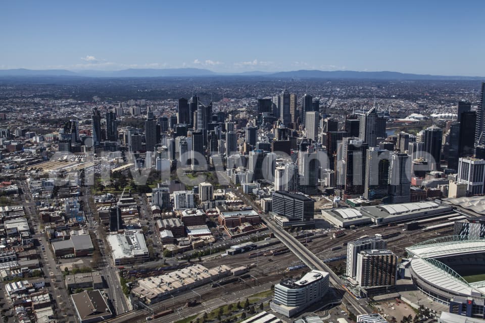 Aerial Image of Melbourne From The West