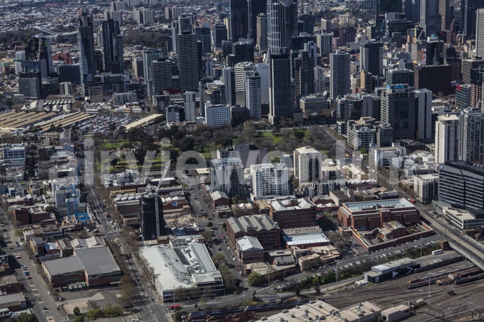 Aerial Image of Melbourne From The West