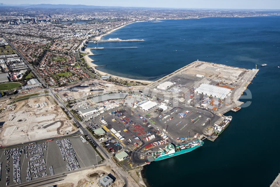Aerial Image of Port Of Melbourne - Webb Dock