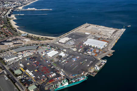 Aerial Image of PORT OF MELBOURNE - WEBB DOCK