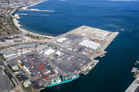Aerial Image of PORT OF MELBOURNE - WEBB DOCK