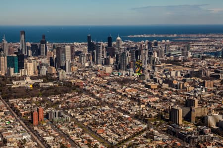 Aerial Image of CARLTON AND MELBOURNE