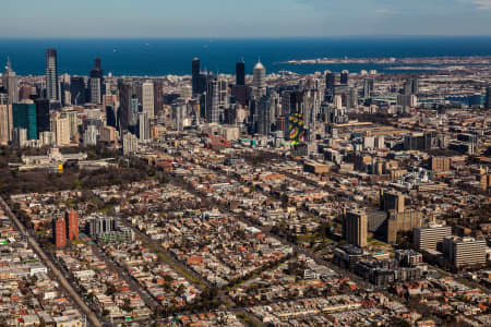 Aerial Image of CARLTON AND MELBOURNE