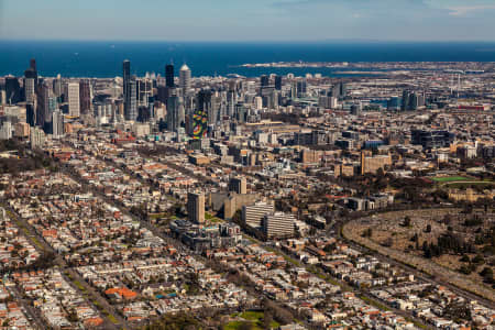 Aerial Image of CARLTON AND MELBOURNE