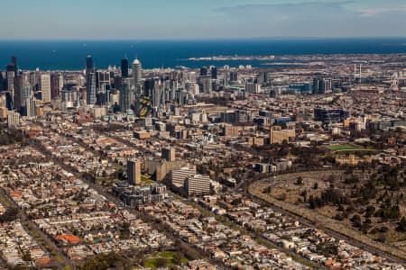 Aerial Image of CARLTON AND MELBOURNE