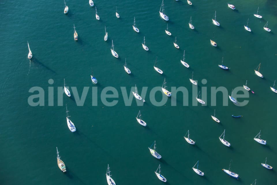 Aerial Image of Boats