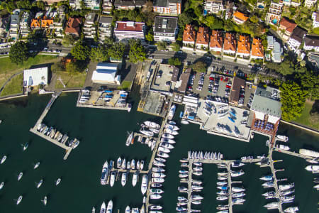 Aerial Image of RUSHCUTTERS BAY