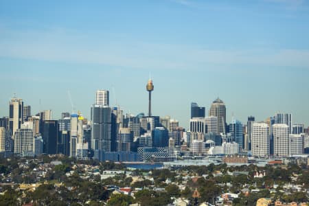 Aerial Image of SYDNEY FROM THE WEST