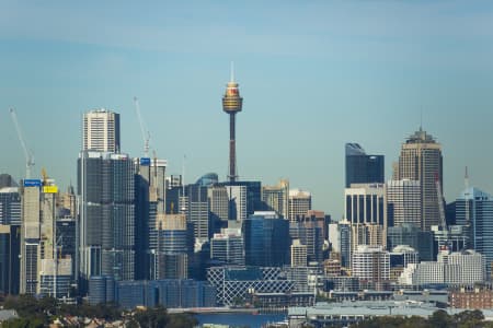 Aerial Image of SYDNEY FROM THE WEST