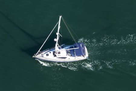 Aerial Image of BOATS ON SYDNEY HARBOUR