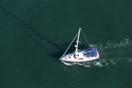 Aerial Image of BOATS ON SYDNEY HARBOUR