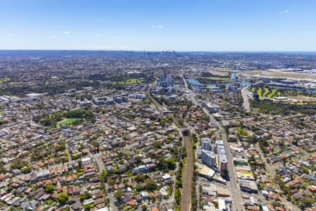 Aerial Image of ARNCLIFFE TO WOLLI CREEK