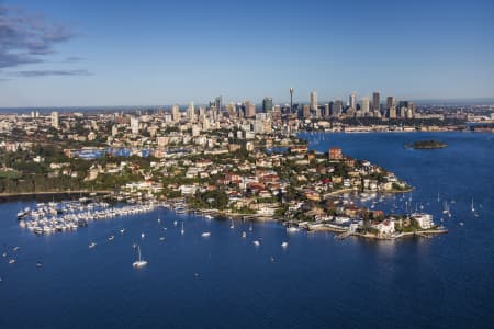 Aerial Image of POINT PIPER