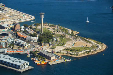 Aerial Image of WALSH BAY, MILLERS POINT & HARBOUR BRIDGE