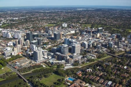 Aerial Image of PARRAMATTA CBD