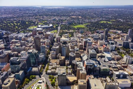 Aerial Image of ADELAIDE CBD