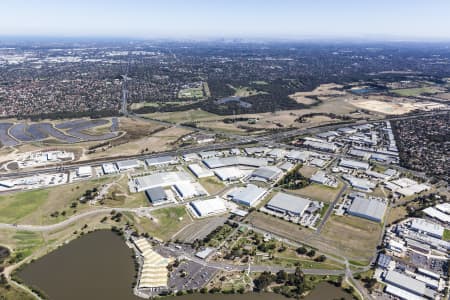 Aerial Image of CARIBBEAN GARDENS, SCORESBY WITH MELB CBD