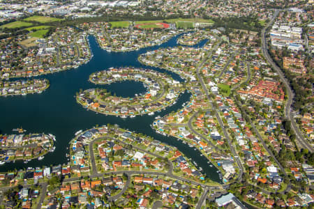 Aerial Image of SYLVANIA WATERS